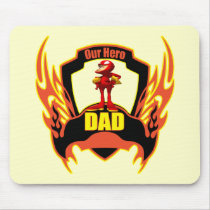 Super Hero Dad Fathers Day Gifts mousepads