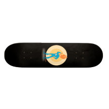 Super Hero - Flame Skateboard