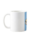 Super Hero Flying with blonde hair Mug