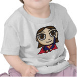 Super Hero Girl Character Baby Tee Shirt
