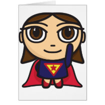 Super Hero Girl Character Card