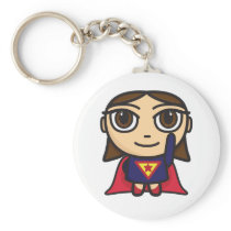 Super Hero Girl Character Keychain