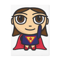 Super Hero Girl Character Post Card