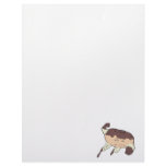 super hero strong donut character personalized letterhead