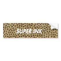 Super Ink Cheetah Sticker Bumper Stickers