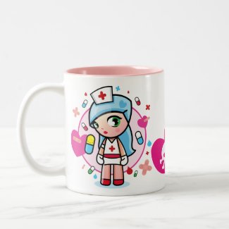 super kawaii nurse mug