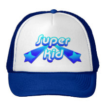 Super Kid Blue Mesh Hat
