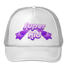 Super Kid Purple Trucker Hat