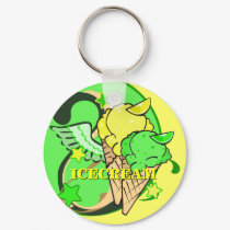 Super Lemon-Lime Ice Cream Keychain by Customizables Super Lemon-Lime Ice Cream Keychain