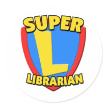 Super Librarian stickers