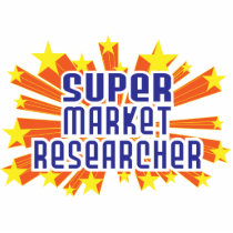 Super Market Researcher photo sculptures