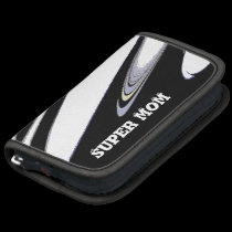 Super Mom Black and White Abstract Planner planners