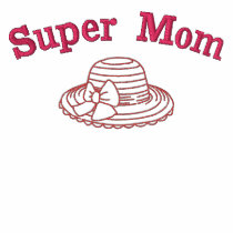 Super Mom (embroidered) embroidered shirts