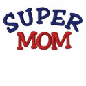 Super MOM Embroidered Polo Shirt embroidered shirts