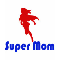 Super Mom hausfrau t-shirts