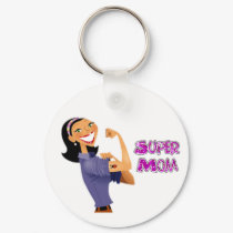 Super Mom keychain