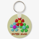Super Mom keychains