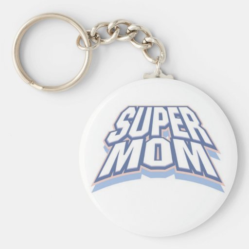 SUPER MOM KEYCHAINS