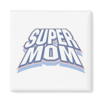 SUPER MOM magnets
