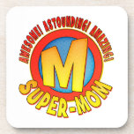 Super Mom Mother's Day Cork Coasters (set of 6) cork coasters