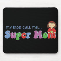 Super Mom Mousepad by ScottInk Super Mom Mousepad