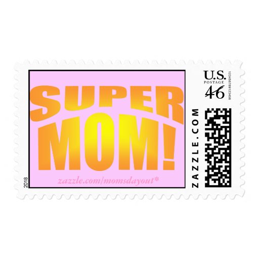 Super Mom! Postage Stamps