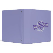 Super Mom Purple Starburst Binder