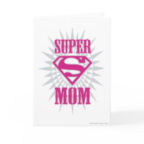 Super Mom Starburst Greeting Card
