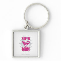 Super Mom Starburst Key Chain