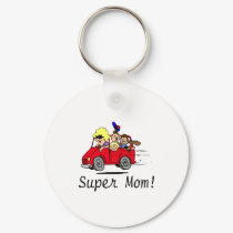 Super Mom (Van/Kids) keychains