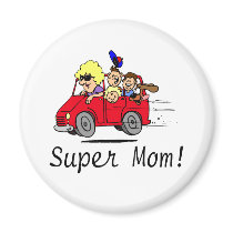 Super Mom (Van) magnets by CelebrationZazzle Super Mom (Van) magnets