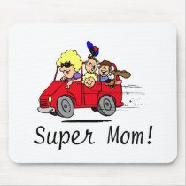 Super Mom (Van) mousepads by CelebrationZazzle Super Mom (Van) mousepads