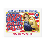 Super Moms for McCain Palin Postcard
