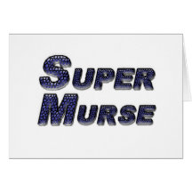 Super Murse Greeting Card