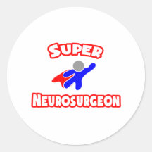 Super Neurosurgeon Round Sticker