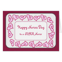 Super Nurse - Happy Nurses Day Customizable Card