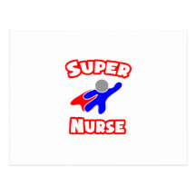 Super Nurse Postcard