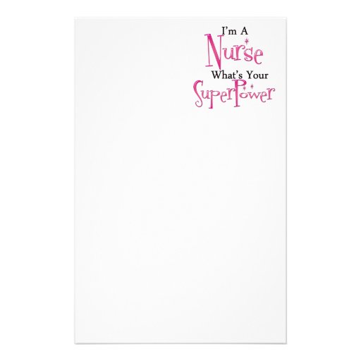 Super Nurse Stationery Zazzle