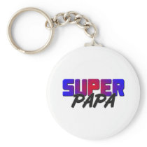 Super Papa Keychains