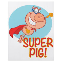 super pig superhero pig flying custom flyer