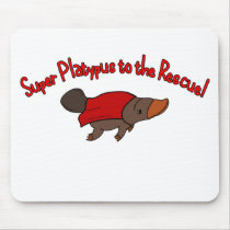 Super Platypus mousepads by KhagerIdeas Super Platypus mousepads