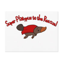 Super Platypus Post Card