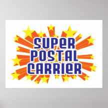 Super Postal Carrier Poster