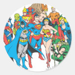 Super Powers Collection 2 Round Stickers