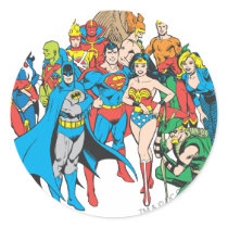 super, powers, collection, justice league heroes, justice, league, justice league logo, justice league, logo, hero, heroes, dc comics, comics, comic, comic book, comic book hero, comic hero, comic heroes, comic book heroes, dc comic book heroes, batman, bat man, the dark knight, superman, super man, green lantern, wonder woman, shazam, green arrow, hawk man, hawk woman, plastic man, firestorm, dr. fate, martian manhunter, red tornado, darkseid, aquaman, supergirl, the emerald warrior, Sticker with custom graphic design