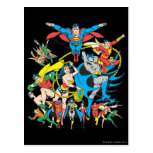 Super Powers Collection 4 Postcards