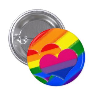 Super Pride rainbow bi pride Buttons