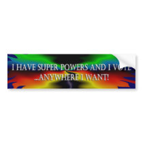 Super privlege 2 bumper stickers by lethlchoclate Super privlege 2 bumper stickers