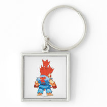 Super Puzzle Fighter II Turbo Akuma Key Chain
