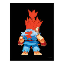 Super Puzzle Fighter II Turbo Akuma Post Card